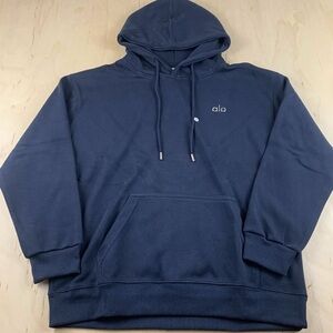 ALO Yoga Men's Deep Blue Hoodie